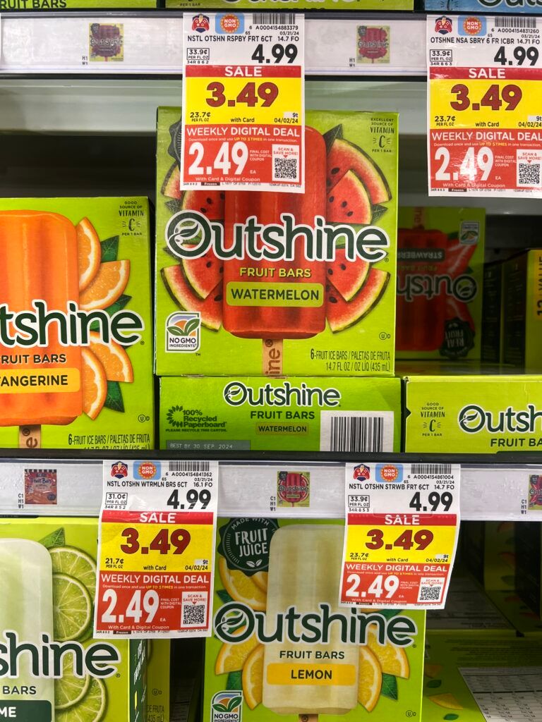 outshine bars kroger shelf image
