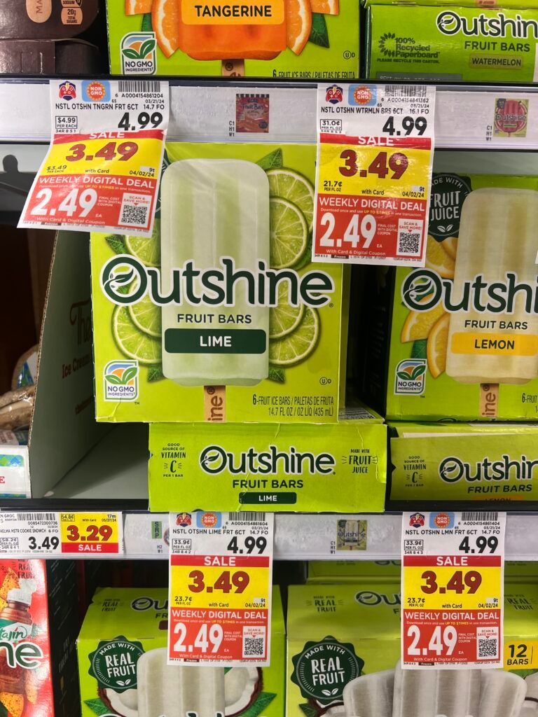 outshine bars kroger shelf image