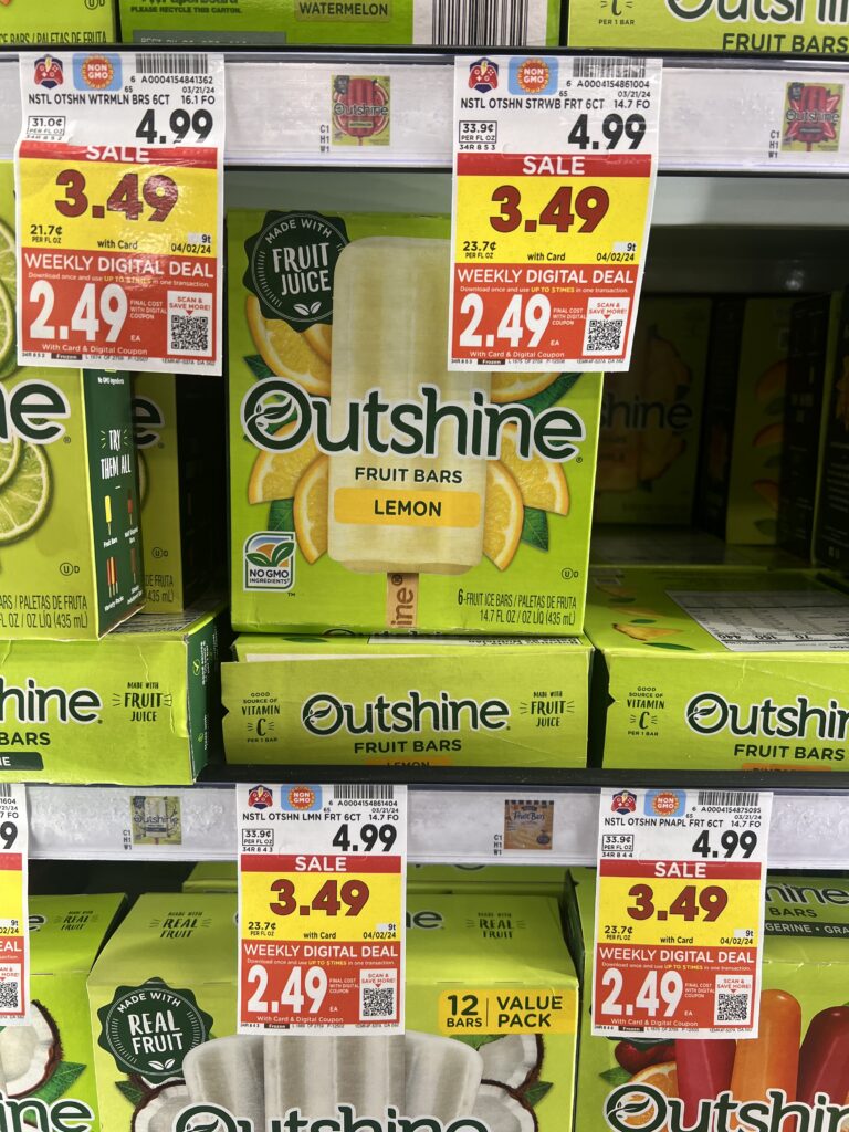 outshine bars kroger shelf image