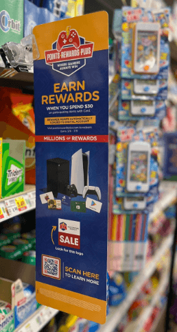 Points Rewards Plus Signs Kroger Shelf1
