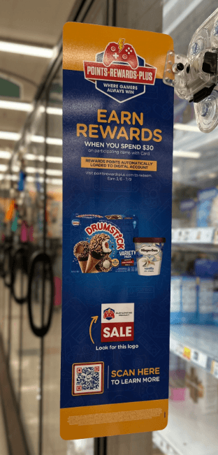 Points Rewards Plus Signs Kroger Shelf1