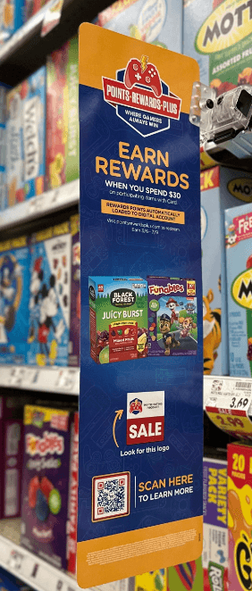 Points Rewards Plus Signs Kroger Shelf1