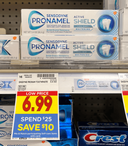 Sensodyne Pronamel Kroger Shelf Image