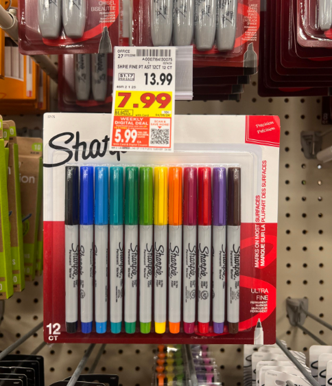 Sharpie Markers Kroger Shelf Image