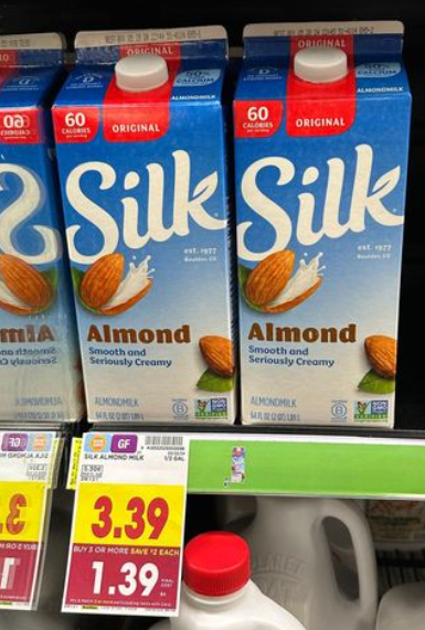 Silk Almondmilk Kroger Shelf Image1