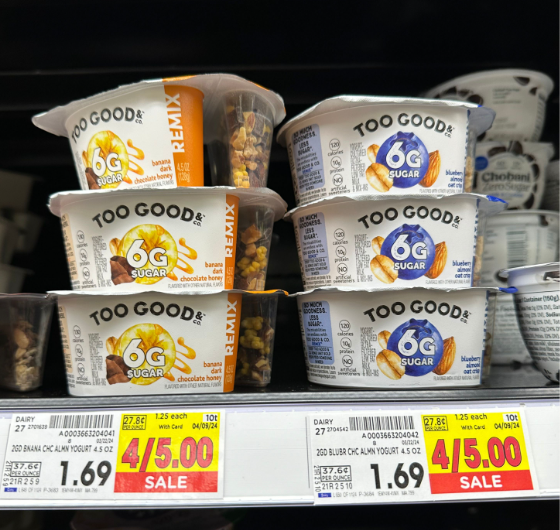 Two Good Yogurt Kroger Shelf Image
