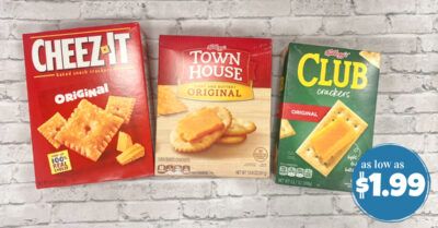 cheezit, town house and club crackers kroger krazy