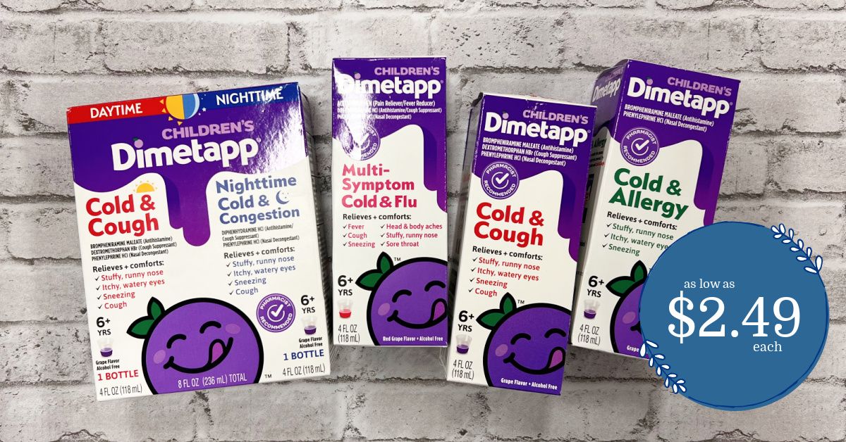 Children’s Dimetapp as low as $2.49 at Kroger! - Kroger Krazy