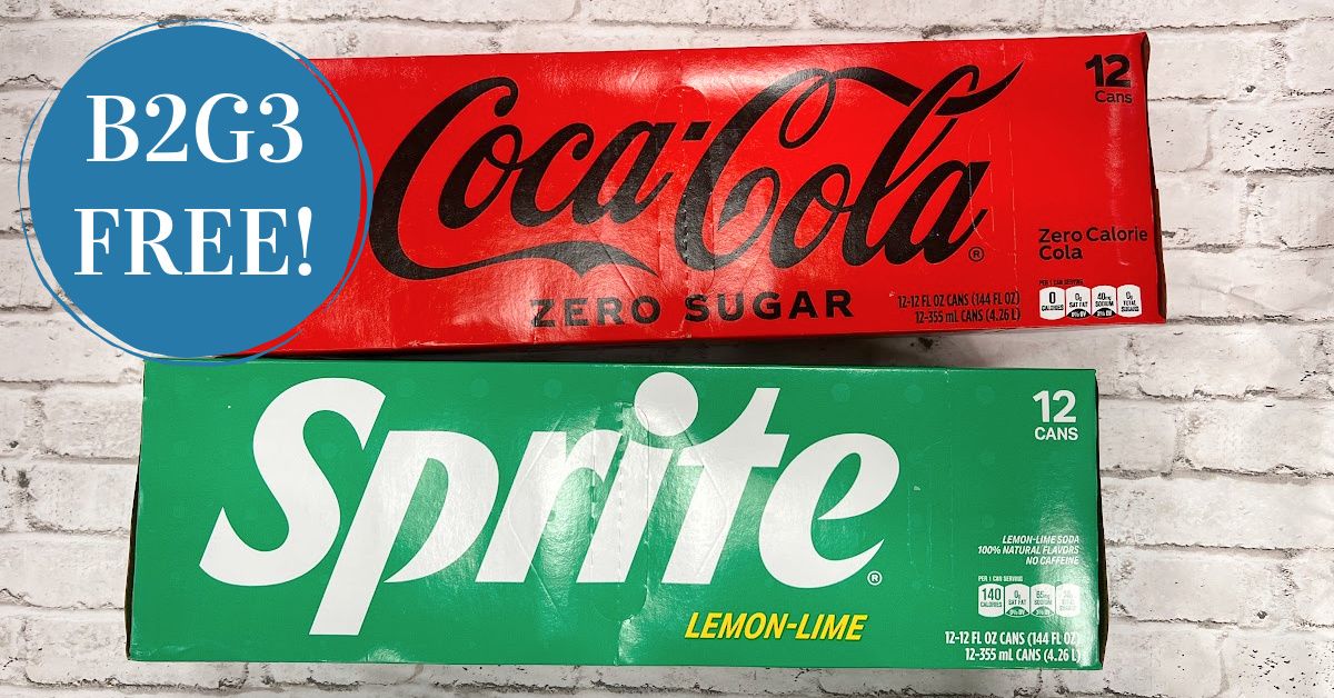 Coca Cola, Pepsi, 7UP, Canada Dry, Dr Pepper and MORE are B2G3