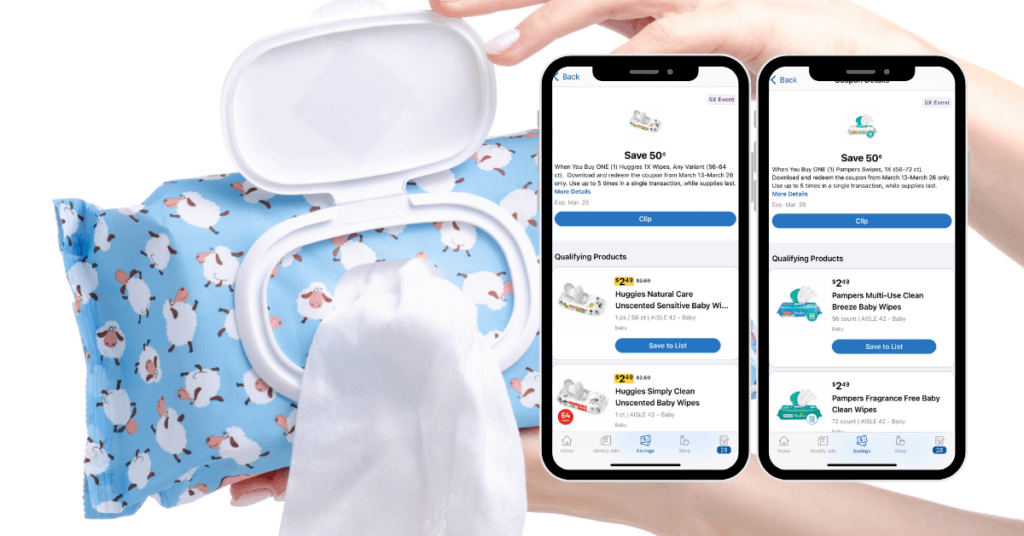 huggies and pampers wipes digital