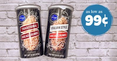 kroger bread crumbs kroger krazy