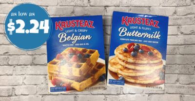 krusteaz pancake and waffle mix kroger krazy