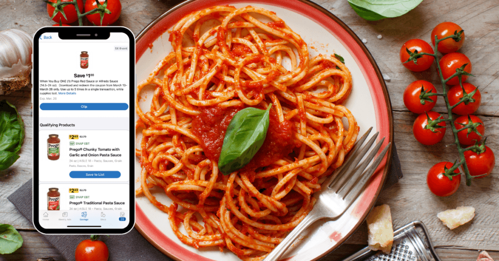 prego pasta sauce digital