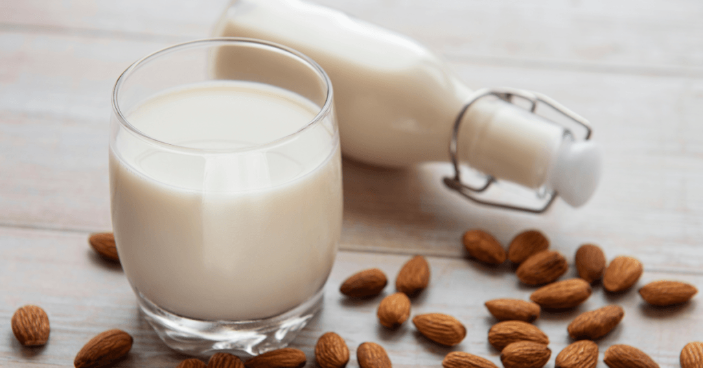 silk almond milk mega