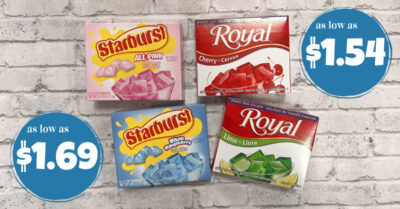 starburst and royal gelatin boxes kroger krazy