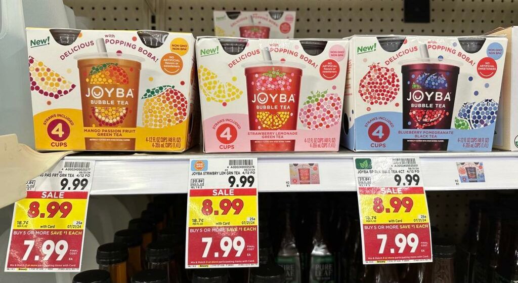 Joyba Bubble Tea Kroger Shelf Image