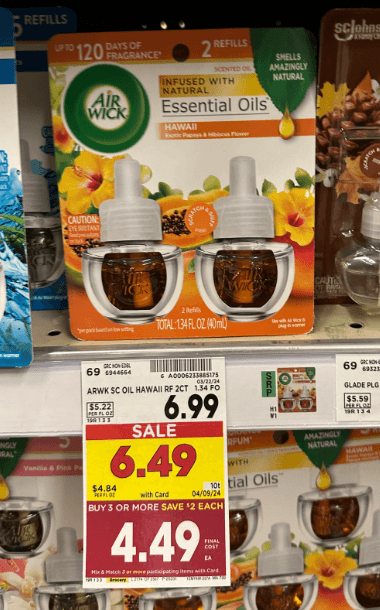 Air Wick Kroger Shelf Image