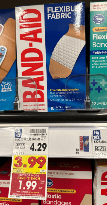 Band-Aid Kroger Shelf Image