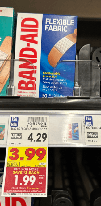Band-Aid Kroger Shelf Image