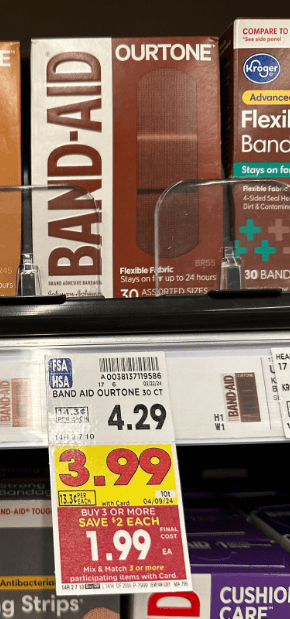 Band-Aid Kroger Shelf Image