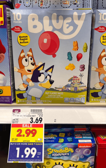 Betty Crocker Fruit Snacks Kroger Shelf Image