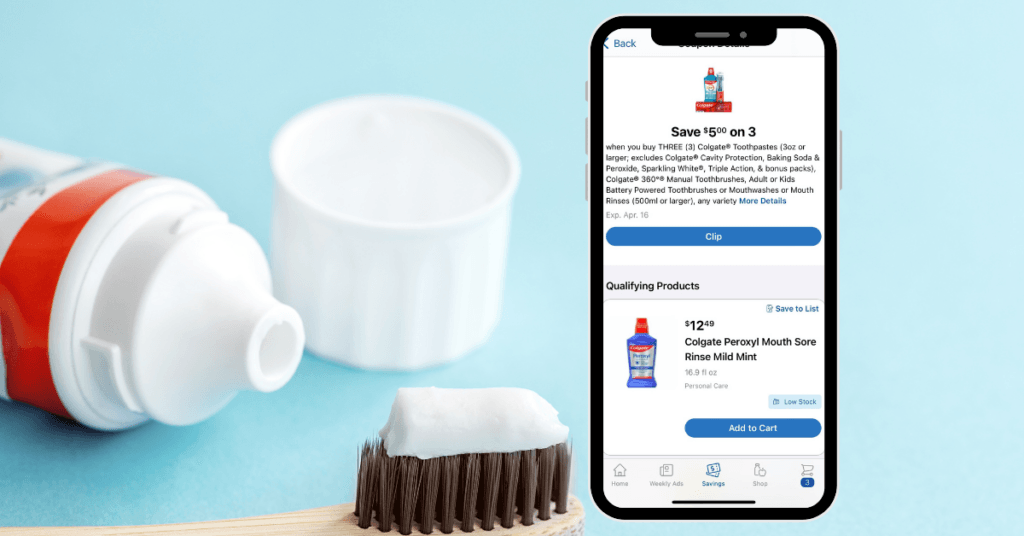 Colgate Toothpaste coupon kroger
