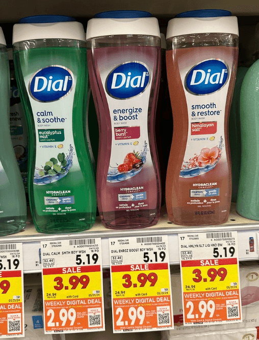 Dial Body Wash Kroger Shelf Image