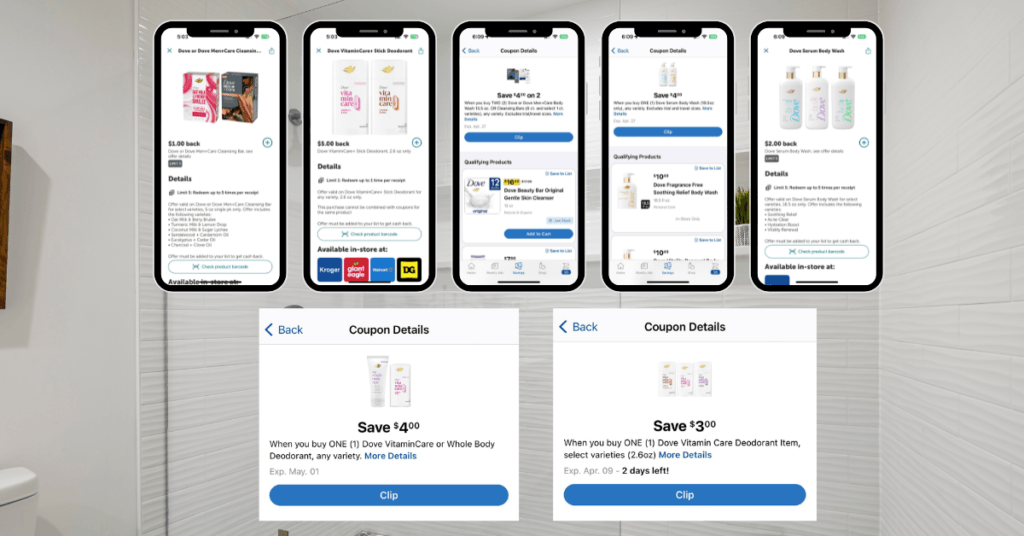 Dove Coupons and Rebates Kroger