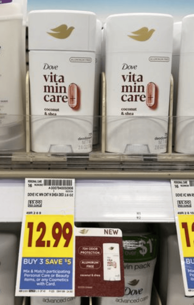 Dove Vitamin Care Deodorant Kroger