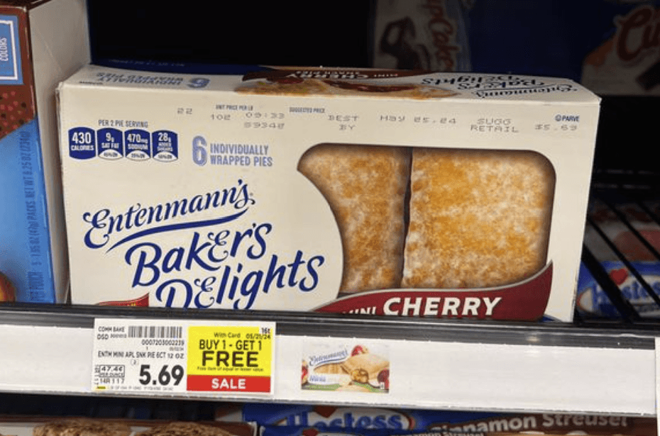 Entenmann's Desserts Kroger Shelf Image