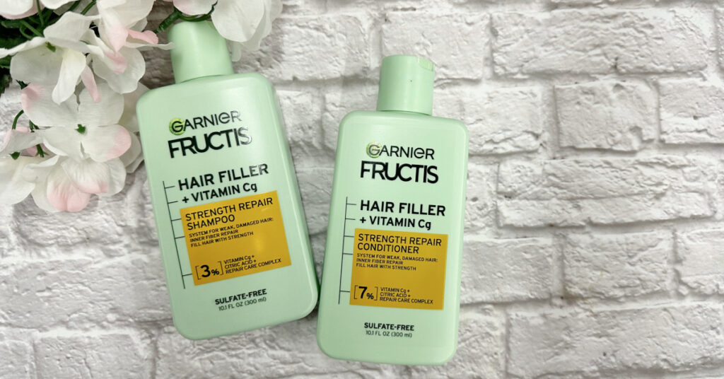 Garnier Fructis Hair Filler + Vitamin Cg Strength Repair Shampoo Conditioner Kroger