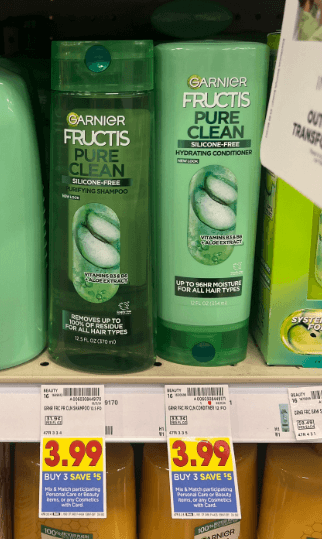 Garnier Fructis Kroger Shelf Image