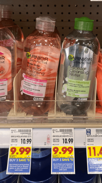 Garnier Micellar Water Kroger Shelf Image