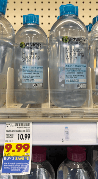 Garnier Micellar Water Kroger Shelf Image