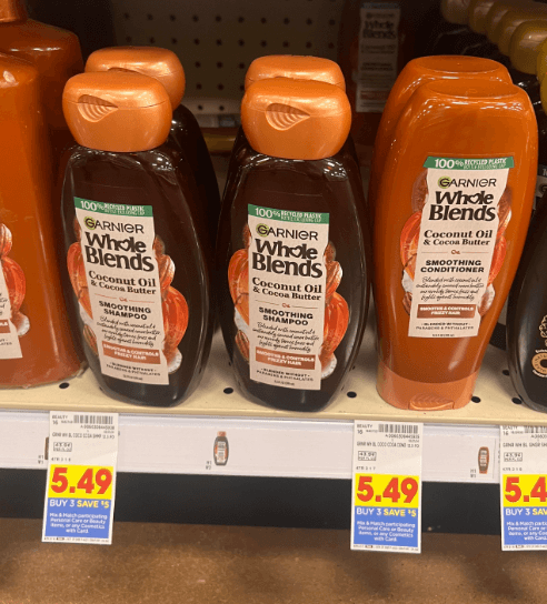 Garnier Whole Blends Kroger Shelf Image
