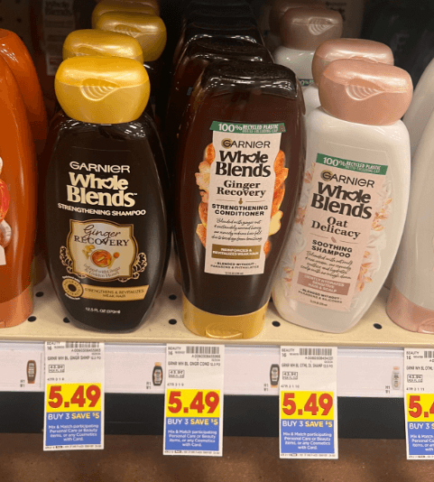 Garnier Whole Blends Kroger Shelf Image