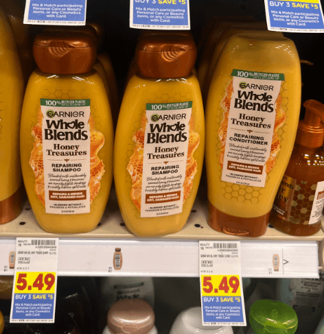 Garnier Whole Blends Kroger Shelf Image