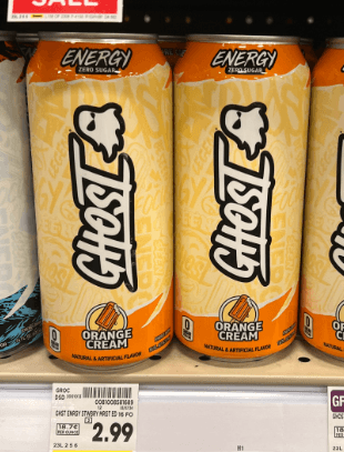 Ghost energy Kroger Shelf image