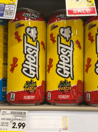 Ghost energy Kroger Shelf image