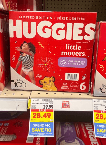 Huggies Little Movers Diapers Kroger Shelf Image1