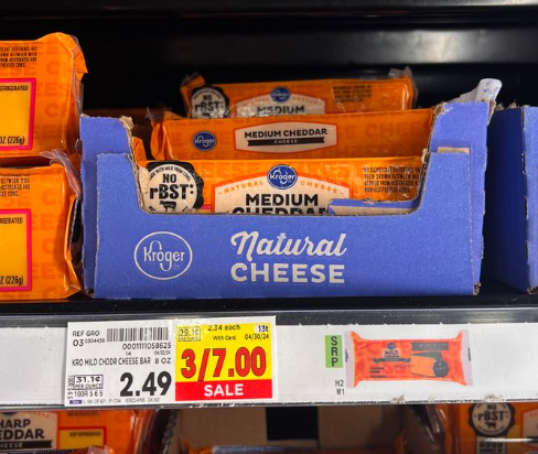 Kroger Cheese Shelf Image