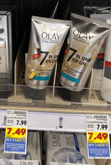 Olay Facial Cleansers Kroger Shelf Image