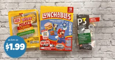 Oscar Mayer bites, lunchables and P3 kroger krazy