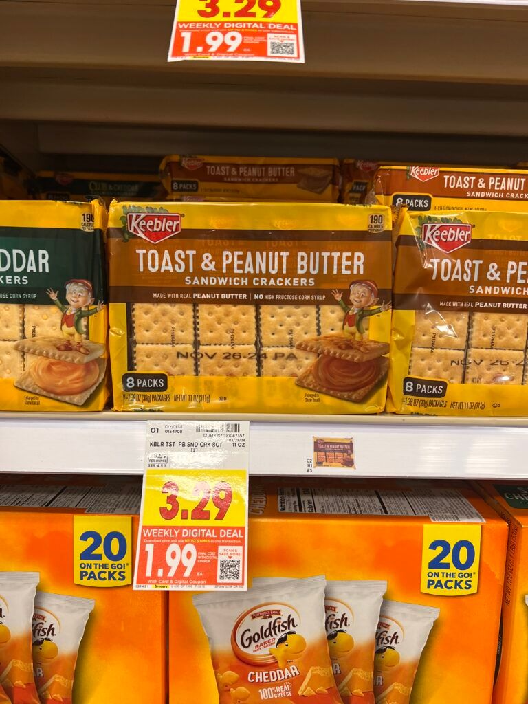 keebler crackers kroger shelf image