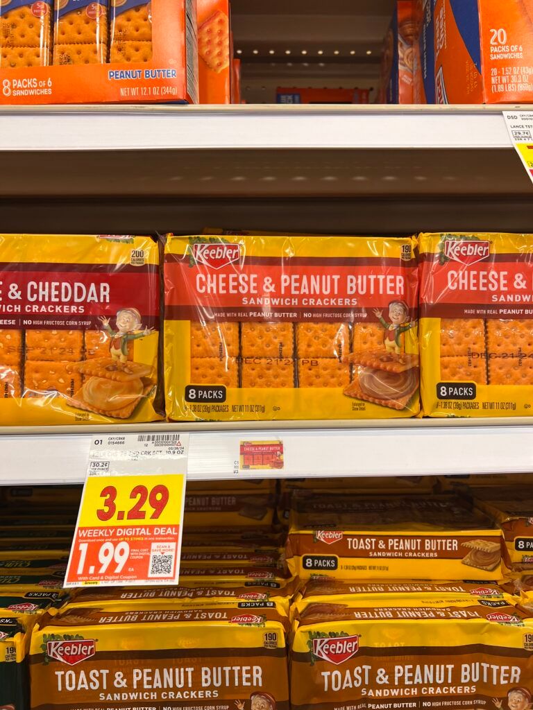 keebler crackers kroger shelf image