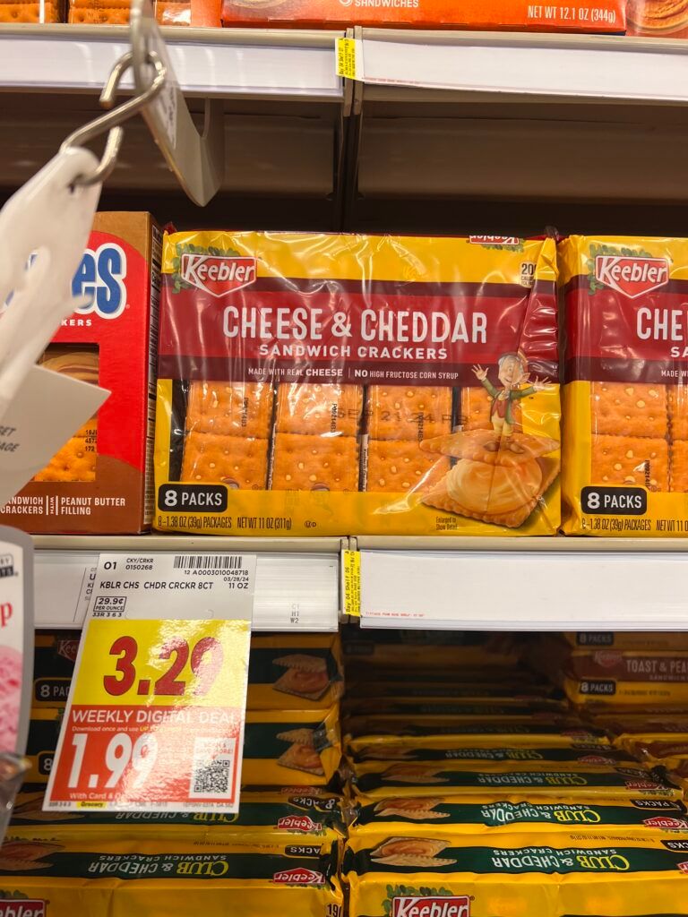 keebler crackers kroger shelf image