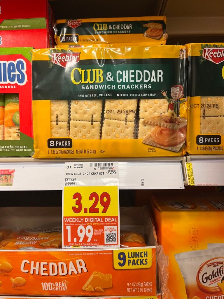 keebler crackers kroger shelf image