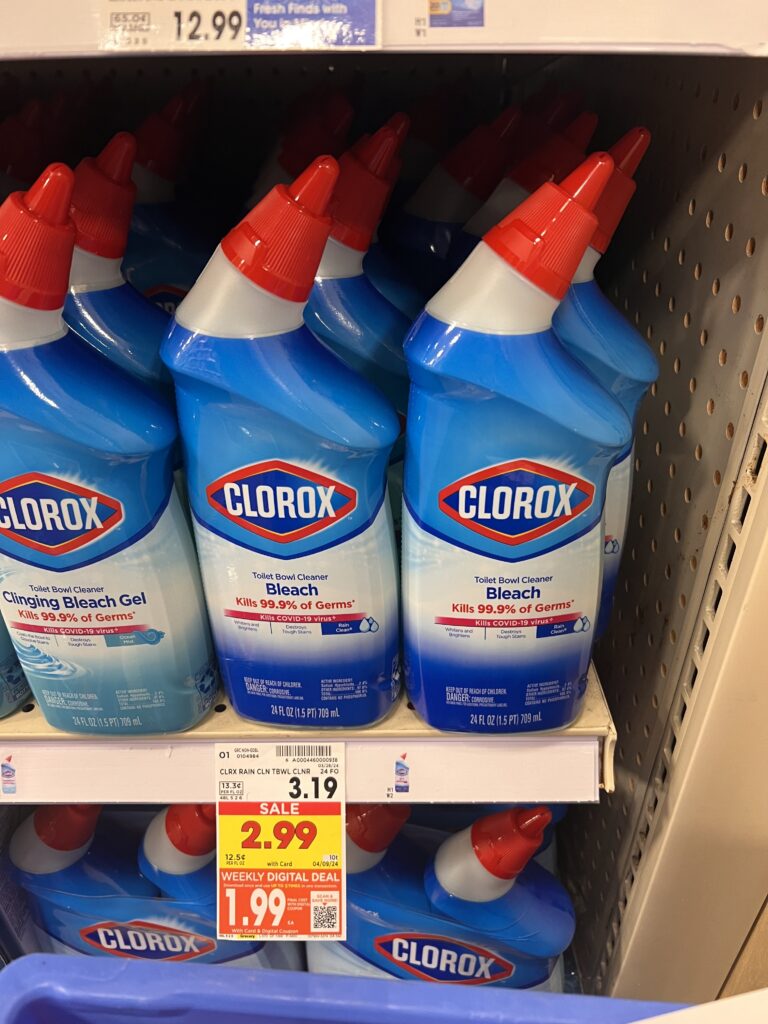clorox toilet cleaner kroger shelf image