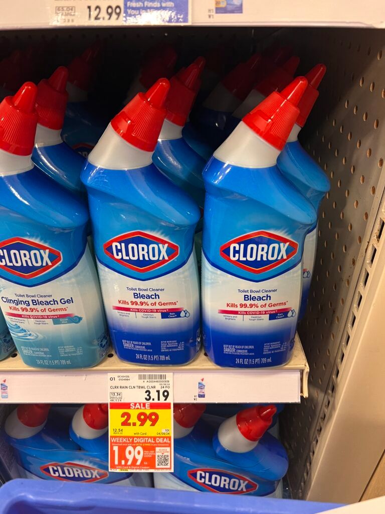 clorox toilet cleaner kroger shelf image