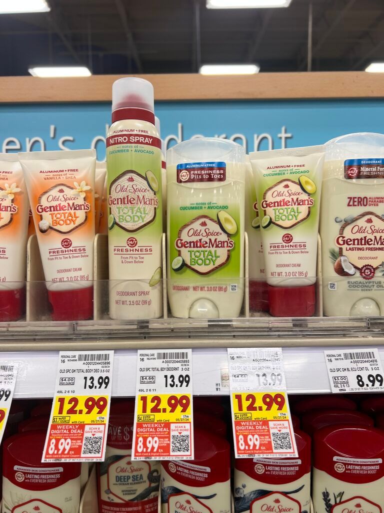 old spice total body kroger shelf image